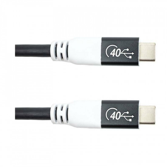 Кабель San Guan USB Type-C - USB Type-C (M/M) PD 100W, 40Gbps, 3 м Black (CA914135)