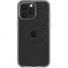 Чохол-накладка Spigen Liquid Crystal Glitter для Apple iPhone 15 Pro Crystal Quartz (ACS06701)