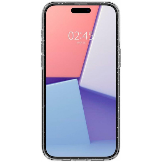 Чохол-накладка Spigen Liquid Crystal Glitter для Apple iPhone 15 Pro Crystal Quartz (ACS06701)