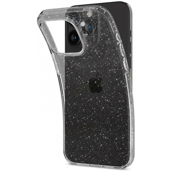 Чохол-накладка Spigen Liquid Crystal Glitter для Apple iPhone 15 Pro Crystal Quartz (ACS06701)