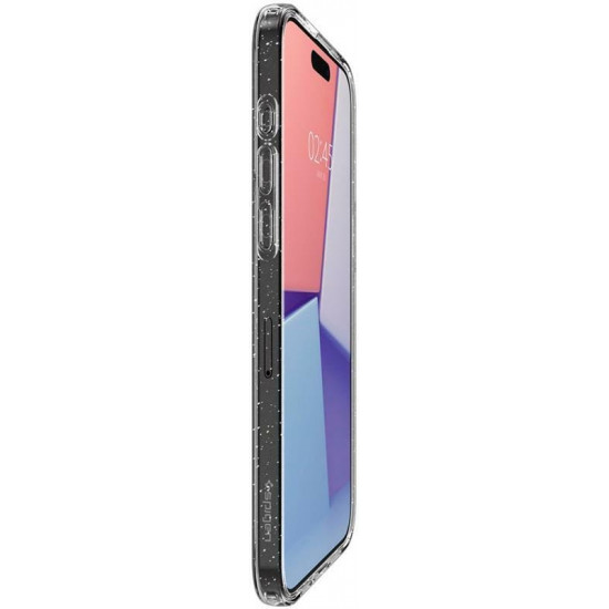 Чохол-накладка Spigen Liquid Crystal Glitter для Apple iPhone 15 Pro Crystal Quartz (ACS06701)