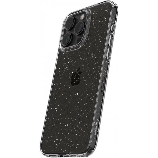 Чохол-накладка Spigen Liquid Crystal Glitter для Apple iPhone 15 Pro Crystal Quartz (ACS06701)