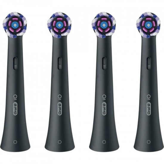 Насадка для зубної електрощітки Braun Oral-B iO RB WB Radiant White Black (4 шт)
