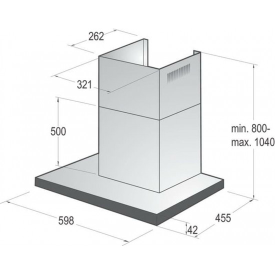 Витяжка Gorenje WHT6SYB