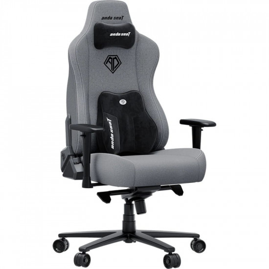 Крісло для геймерів Anda Seat Novis Plus Size XL Fabric Grey (AD23YC-XL-01-G-F-G04)