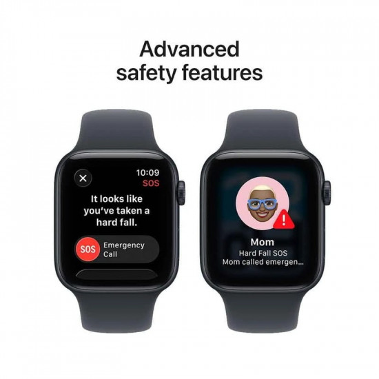 Смарт-годинник Apple Watch SE 3 GPS 40mm Midnight Aluminium Case with Midnight Sport Band - S/M (MEH94RK/A)