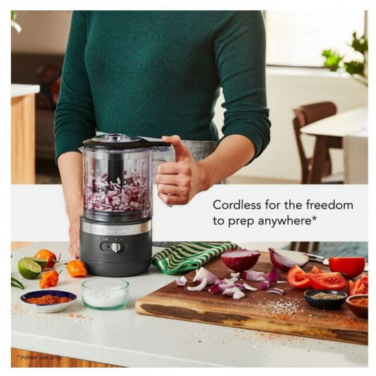 Кухонний мінікомбайн KitchenAid 5KFCB519EDG антрацит