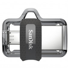 Флеш-накопичувач USB3.0 128GB OTG SanDisk Ultra Dual Black (SDDD3-128G-G46)