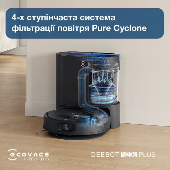 Робот-пилосос Ecovacs Deebot Ozmo N20E Plus (YDLX11-3) Black