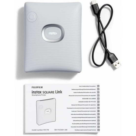 Принтер миттєвого друку Fujifilm Instax SQ Link White (16785470)