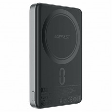 Універсальна мобільна батарея Acefast Magnetic M12 10000mAh 20W Qi-15W Black (6974316283393)