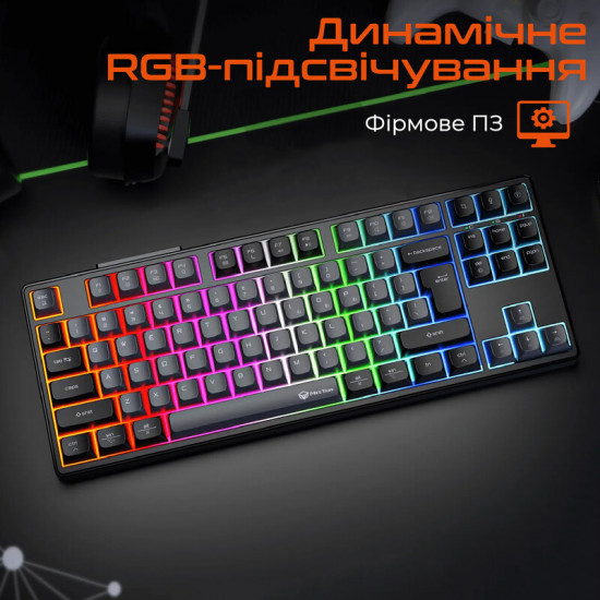Клавіатура бездротова Meetion MK14 Black (MT-MK14-A-RUA)