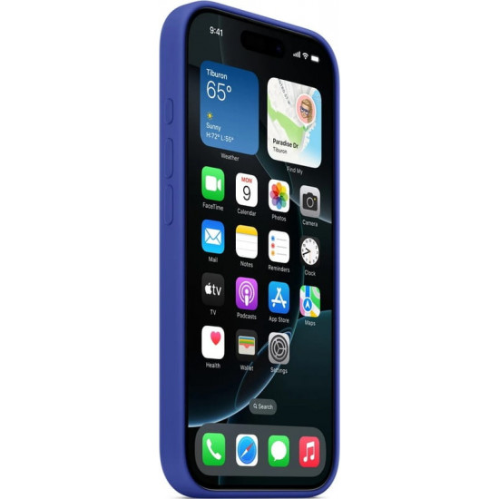 Чохол-накладка Apple Silicone Case with MagSafe для Apple iPhone 16 Pro Ultramarine (MYYP3)