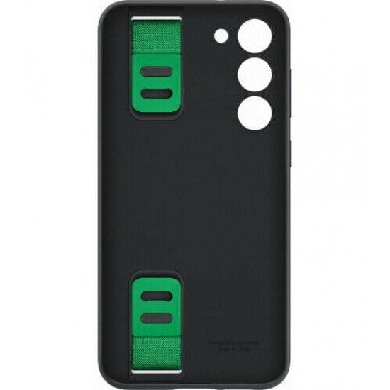 Чохол-накладка Samsung Silicone Grip Case для Samsung Galaxy S23+ SM-S916 Black (EF-GS916TBEGRU)