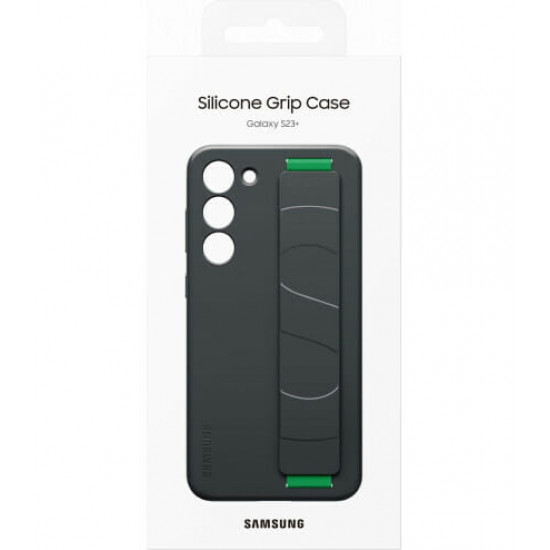 Чохол-накладка Samsung Silicone Grip Case для Samsung Galaxy S23+ SM-S916 Black (EF-GS916TBEGRU)