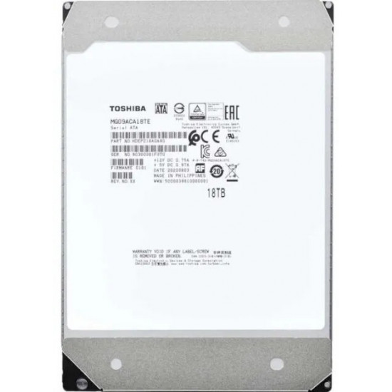 Накопичувач HDD SATA 18.0TB Toshiba Enterprise Performance 7200rpm 512MB (MG09ACA18TE)