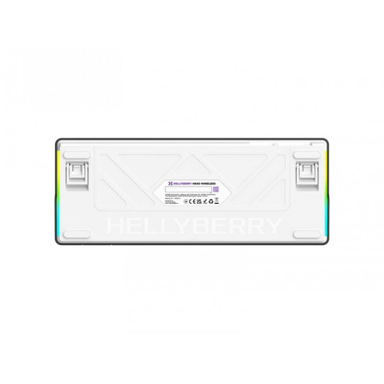 Клавіатура бездротова Hator Hellyberry HK60 Wireless White/Violet