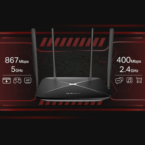 Бездротовий маршрутизатор Mercusys AC12G V2