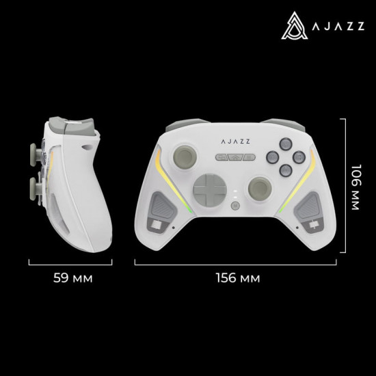 Геймпад Ajazz GP100S RGB White