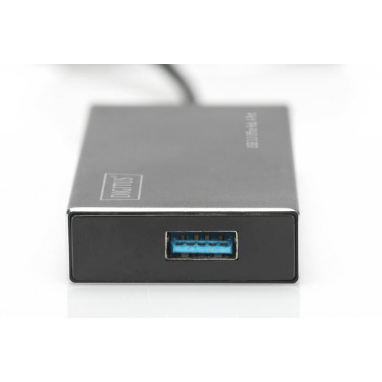 Концентратор USB3.0 Digitus (DA-70240-1) 4хUSB3.0