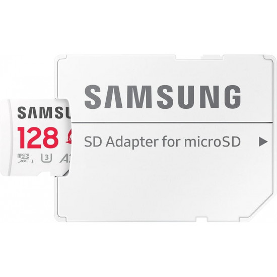 Карта пам`ятi MicroSDXC 128GB UHS-I/U3 Samsung Pro Plus Sonic R180/W130MB/s + SD-адаптер (MB-MD128SA/LC1)