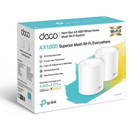 WiFi Mesh система TP-Link Deco X20 (3-pack)