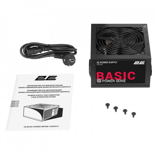 Блок живлення 2E Basic Power 400W (2E-BP400-120APFC)