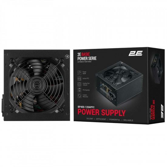 Блок живлення 2E Basic Power 400W (2E-BP400-120APFC)