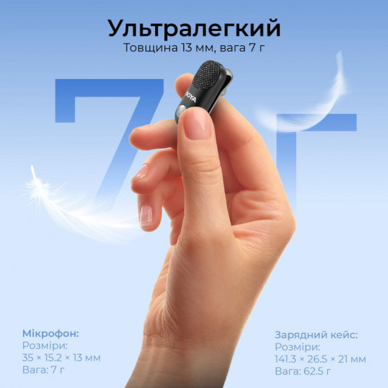 Мікрофон BOYA Magic-05 Type-C Black