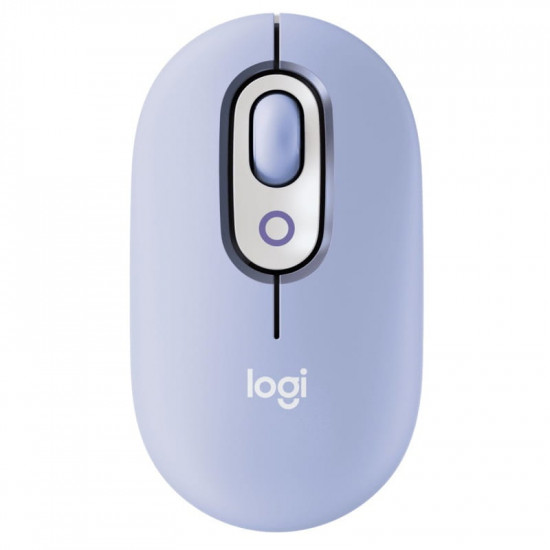 Миша бездротова Logitech Pop Mouse with Emoji Lilac (910-007414)
