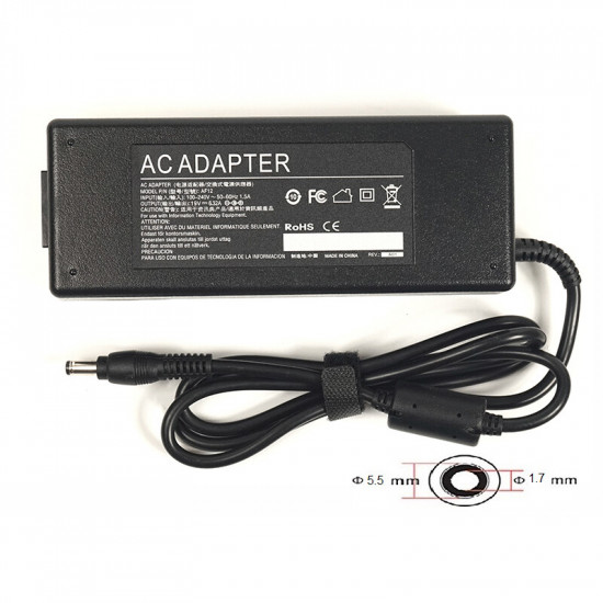 Блок живлення PowerPlant для ноутбука Acer 220V, 19V 120W 6.32A 5.5х1.7мм (AC120F5517)