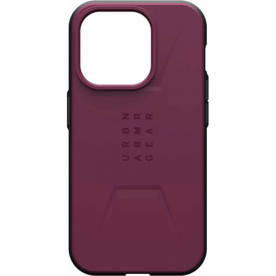 Чохол-накладка Urban Armor Gear Civilian Magsafe для Apple iPhone 15 Pro Max Bordeaux (114295119049)