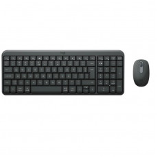 Комплект (клавіатура, миша) бездротовий Logitech MK250 Graphite (920-013823)