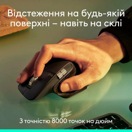 Миша Bluetooth Logitech MX Master 3S Performance BE Graphite (910-007501)