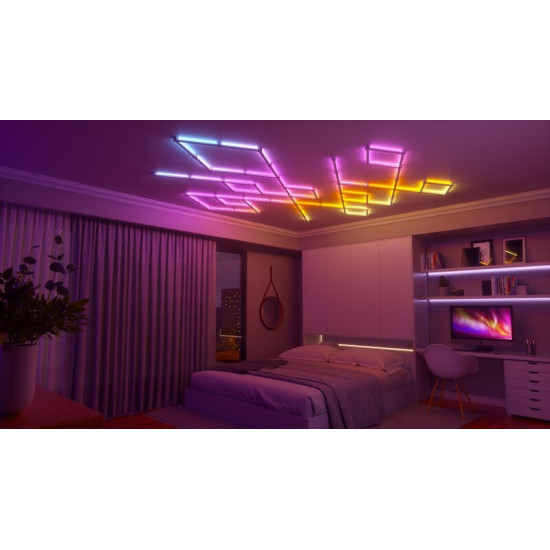 Розумна система освітлення Nanoleaf Lines Starter Kit Apple HomeKit, 9 шт. (NL59-K-0002LW-9PK-EU)