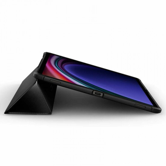 Чохол-книжка Spigen Rugged Armor Pro для Samsung Galaxy Tab S9+ 12.4 SM-X810/SM-X816 / Tab S10+ 12.4 SM-X820/SM-X826 Black (ACS06539)