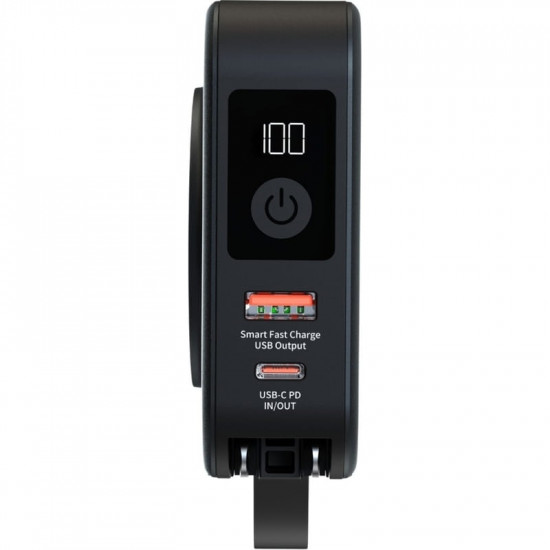 Універсальна мобільна батарея Energizer Magnetic Wireless QM10001AC 10000mAh 20W Black