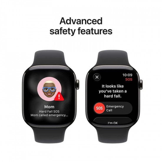 Смарт-годинник Apple Watch Ultra 3 GPS + Cellular 49mm Black Titanium Case with Black Ocean Band (MF0J4QP/A)