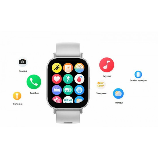 Смарт-годинник Xiaomi Redmi Watch 5 Active Silver (BHR8790GL)