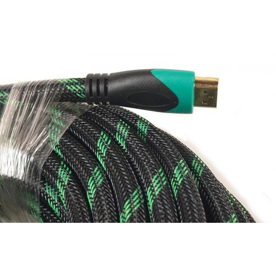 Кабель PowerPlant (KD00AS1295) HDMI-HDMI v2.0, 20м, Double ferrites, Black