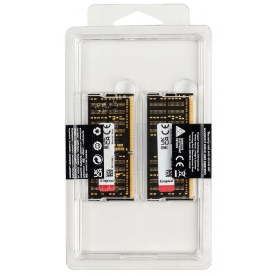 Модуль пам`ятi SO-DIMM DDR4 2x16GB/3200 Kingston Fury Impact (KF432S20IBK2/32)