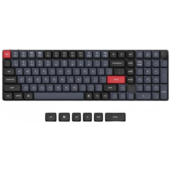 Клавіатура бездротова Keychron K17 PRO 100Key (K17P-B3-UA)