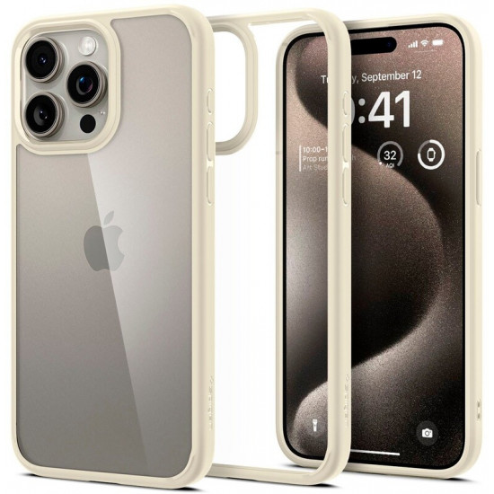 Чохол-накладка Spigen Ultra Hybrid Mute для Apple iPhone 15 Pro Max Mute Beige (ACS06571)