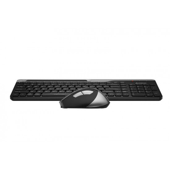 Комплект (клавіатура, миша) бездротовий A4Tech FB2535CS Smoky Grey