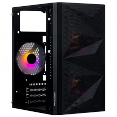 Корпус Prologix E113 Tempered Glass&Mesh Black