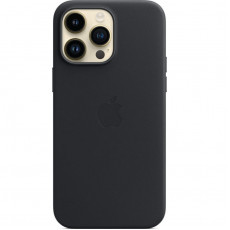 Чохол-накладка Apple Leather Case with MagSafe для Apple iPhone 14 Pro Max Midnight (MPPM3)