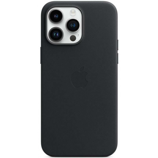 Чохол-накладка Apple Leather Case with MagSafe для Apple iPhone 14 Pro Max Midnight (MPPM3)