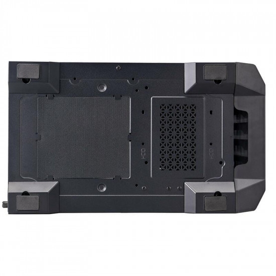 Корпус 1stPlayer H2-BK-4F7 Black без БЖ