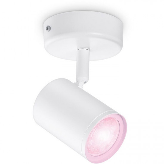 Світильник точковий накладний розумний WiZ Imageo Spots 5W 2200-6500K RGB Wi-Fi White (929002658701)