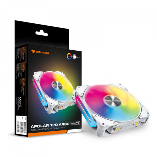 Вентилятор Cougar Apolar 120 ARGB White